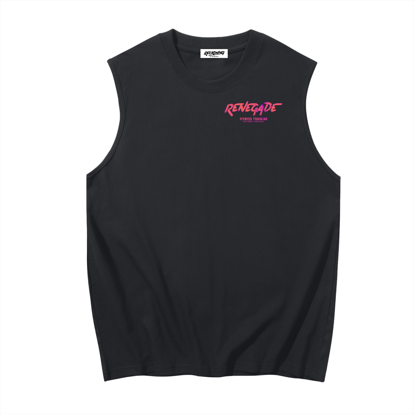 Risk None Gain None Renegade Men's Sleeveless Cotton Tank Top